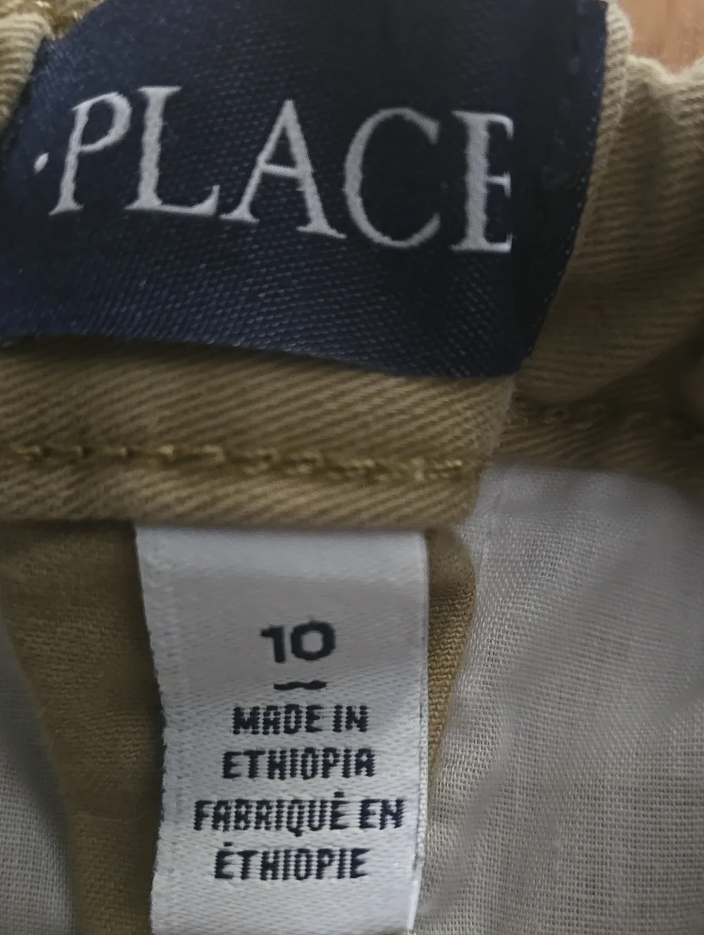 Place Kids Khaki Straight-Leg Chinos - 10